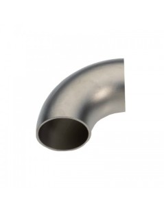 Courbe en acier inoxydable AISI 316 40 x 2 mm.