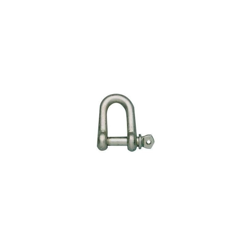Grillo dritto acciaio zincato 40 mm.