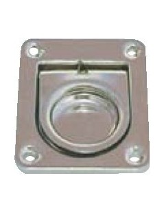 Alzapagliolo 65 x 56 mm. Acciaio Inox AISI 316