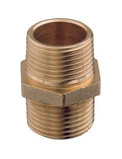 Mamelon laiton mâle - mâle 2"