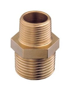 Nipple ridotto ottone 1"1/4 x 1"