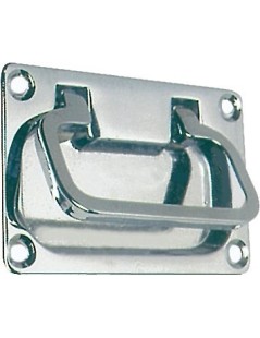 Alzapagliolo Ottone Cromato 92 x 63 mm.