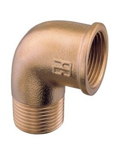 1/4" MF-Krümmer aus Messing