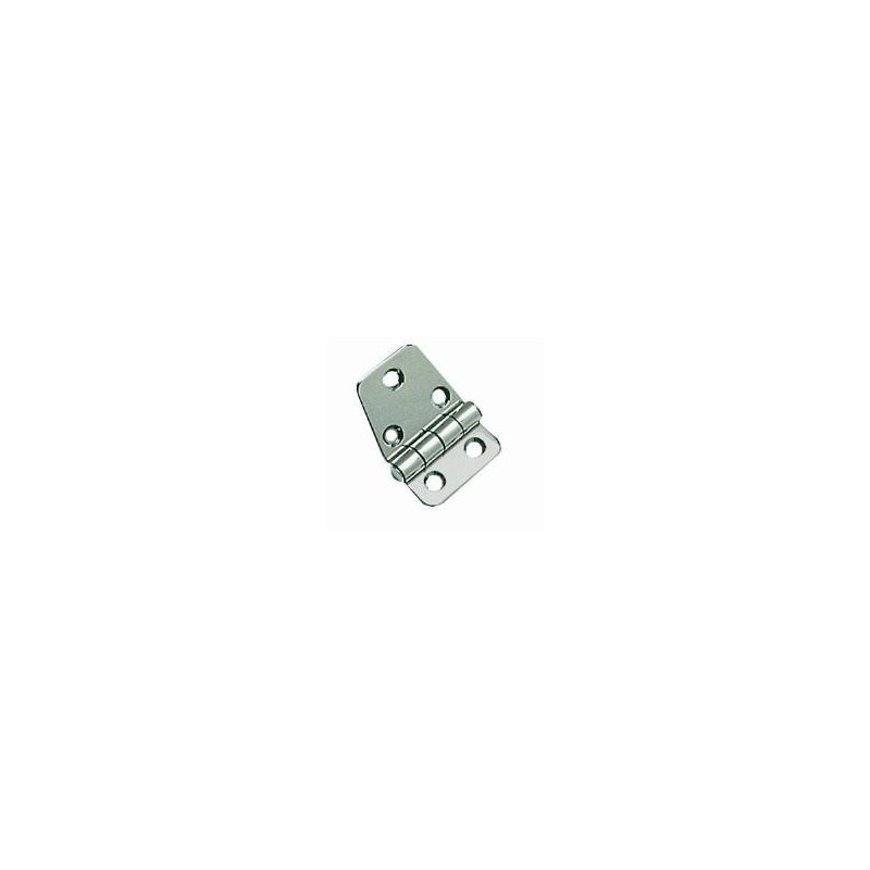 Charnière en acier inoxydable Aisi 316 de 38x74 mm.