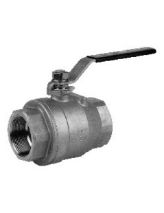 Edelstahl AISI 316 3/8" Kugelhahn mit Innengewinde und Innengewinde