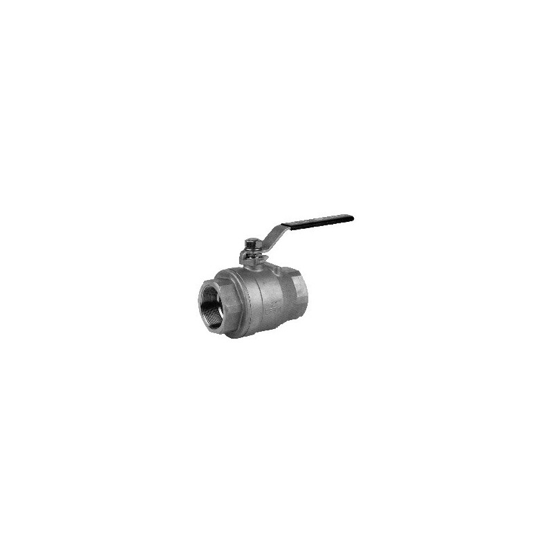 Valvola a sfera femmina-femmina inox AISI 316 1/2"
