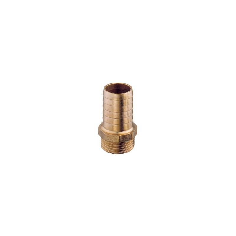 Portagomma maschio ottone 3/4" x 20