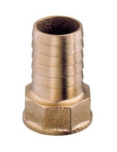 Portagomma femmina ottone 1"1/2 x 40