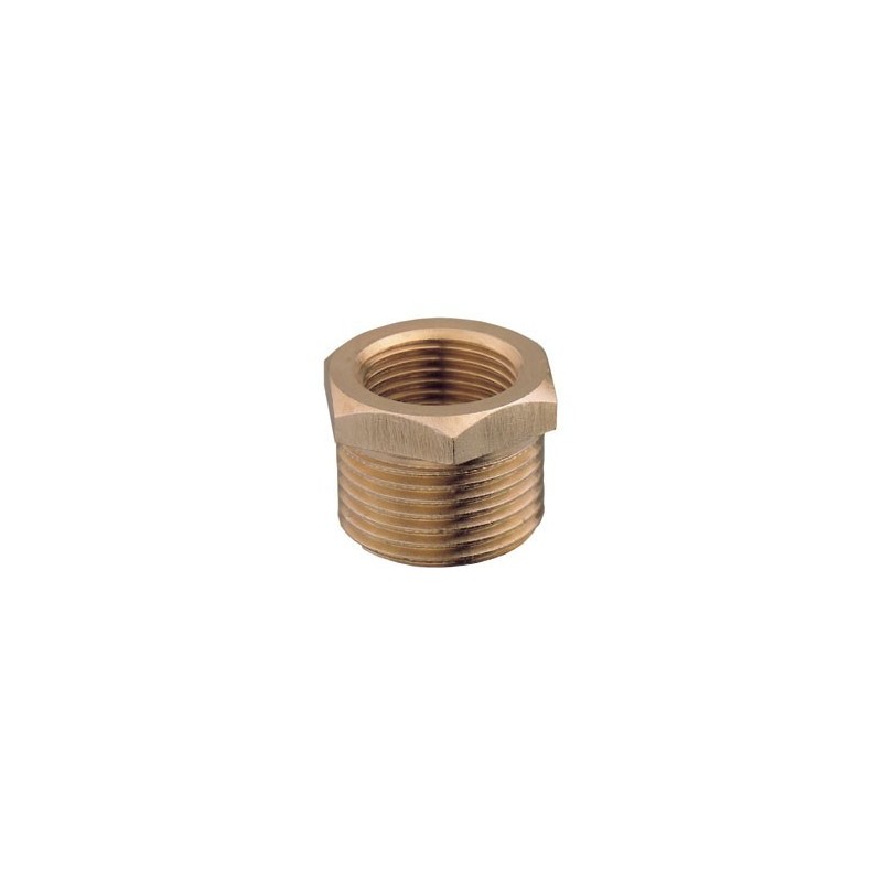 Joywayus Raccordo A Paratia In Ottone 1/4'' NPT Femmina - 1/2'' Maschio | Confezione Da 2 Pezzi