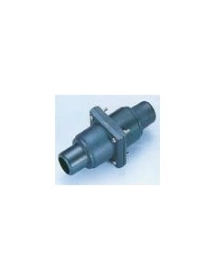 Nylon-Rückschlagventil in der Leitung.