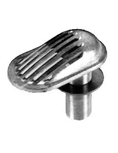 Seewassereinlass aus rostfreiem Stahl AISI 316 Ø 1/2"