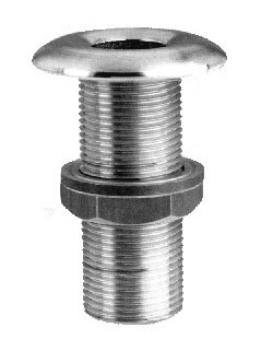 Scarico a mare inox AISI 316 Ø 1/2"