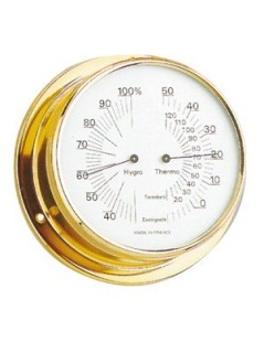 Thermo-hygromètre 115 x 50 mm.