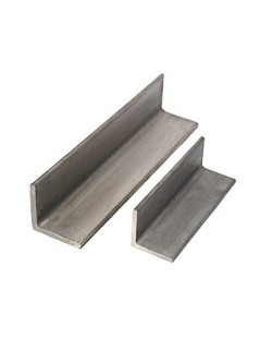 AISI 316 stainless steel angle bar 25x25x3mm.