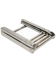 Einziehbare Edelstahlleiter 4 Stufen