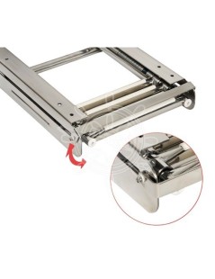 Scaletta acciaio inox scomparsa 4 gradini