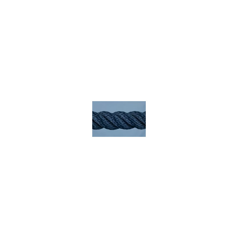 Nylon blue navy cable Ø 16 mm. High tenacity