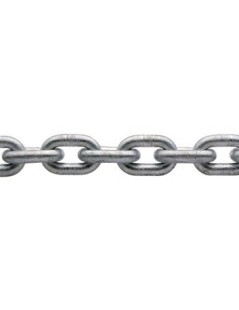 Catena acciaio zincato calibrata per verricelli - Ø 8 mm. 50 mt.