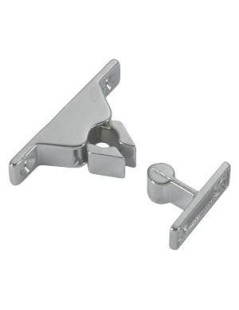 Türstopper Feder Messing verchromt