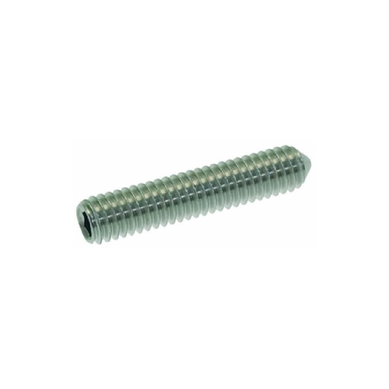 Vite senza testa esagono incassato M6 UNI 5927 acciaio inox AISI 316