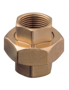 Kegelsitzverschraubung aus Messing mit Innengewinde und O-Ring 1" 1/4