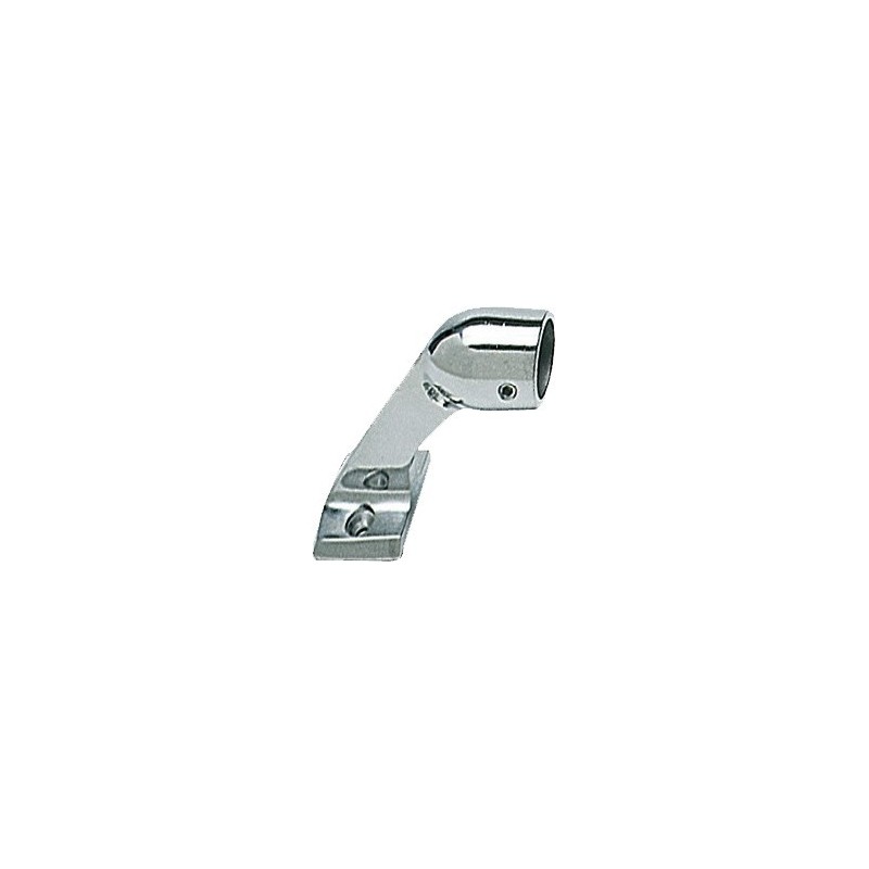 Main courante d'extrémité en acier inoxydable 316 25 mm.