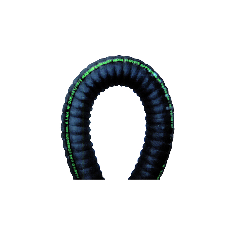 Tuyau en caoutchouc pour l'échappement ou l'entrée du moteur, Ø 80 mm.