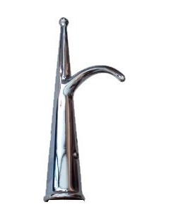 Gancio in ottone cromato