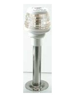 H 200 mm Stablampe in weißer Farbe