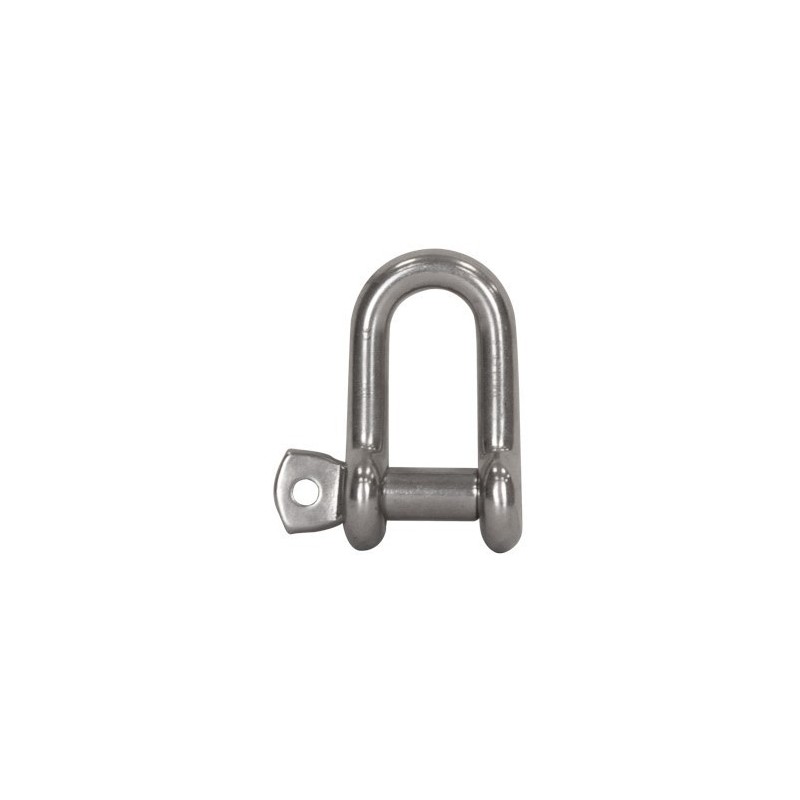 Straight shackle Inox Aisi 316 Ø 6 mm.