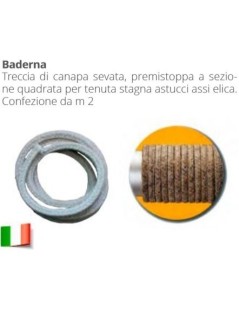 Baderna sezione mm. 6x6 per asse Ø 20/25