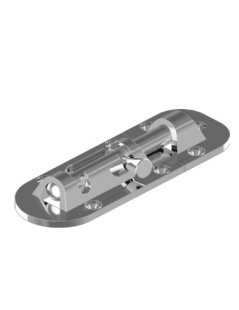 Querriegel-Rundstab aus Feinguss, poliert aisi 304 / A2