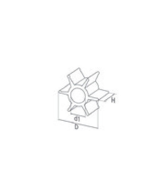 Neopren-Laufrad Johnson 812 B