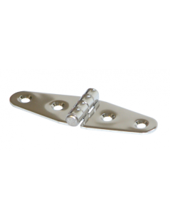100x30 mm Aisi 316 stainless steel 'long wing' hinge.