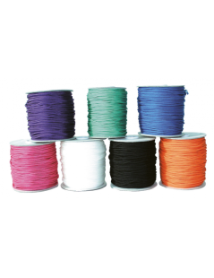 Polypropylene braid Ø 3 mm. Solid colour