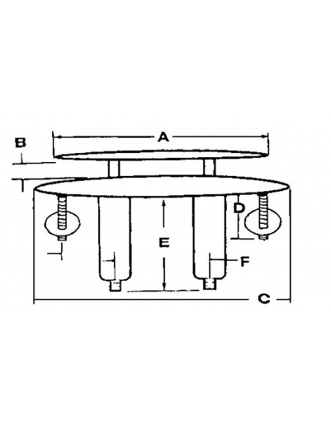 Versenkbarer Poller 112 mm aus Edelstahl AISI 316.