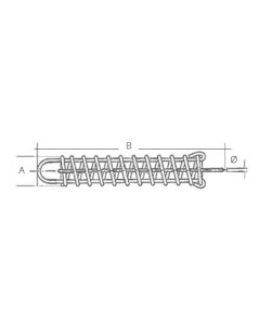 Mooring spring INOX Ø mm..6