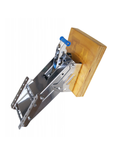 Supporto motore con molla in acciao inox per motori fino a 25 HP.