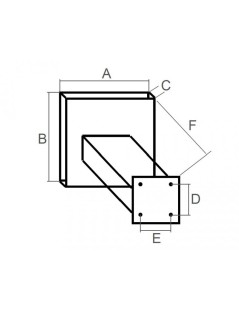 Supporto motore con molla in acciao inox per motori fino a 25 HP.