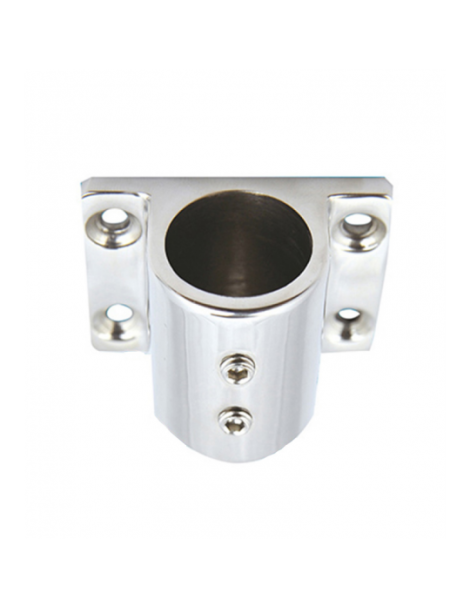 Wandhalterung aus Edelstahl 316 für Rohr Ø 25 mm.
