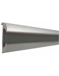 Goulotte en aluminium pour caniveau H37 mm.