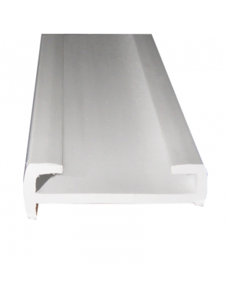 Gaine en PVC pour margelles de 55 mm de large.