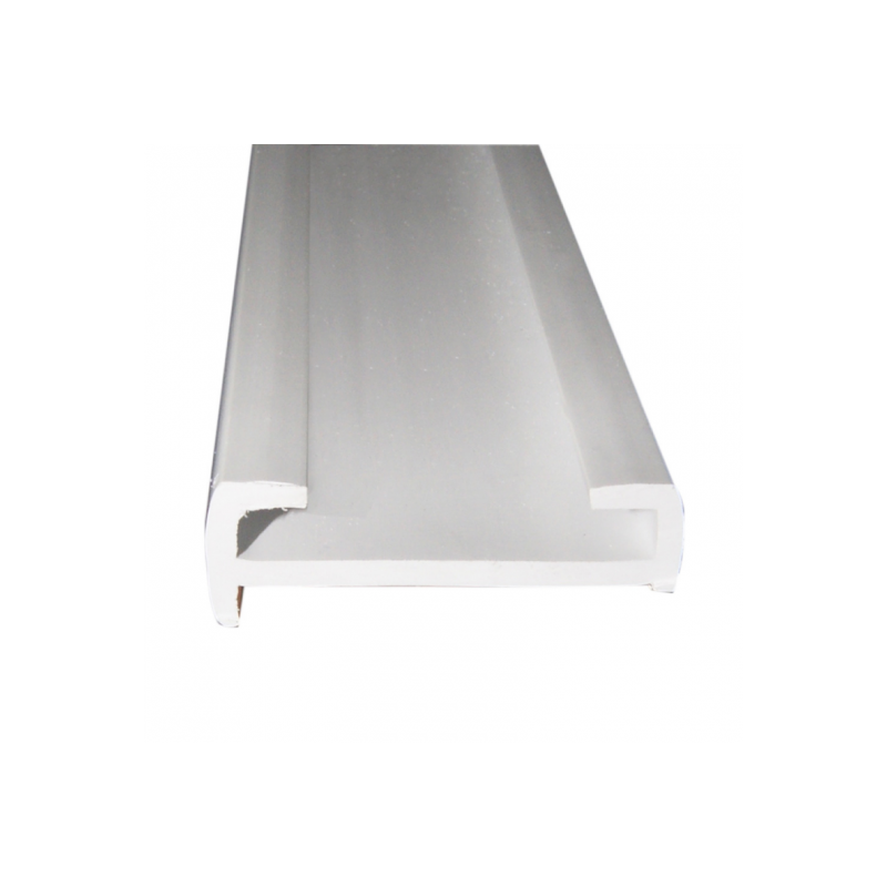 Canalina per bottazzo in PVC Larg. 55 mm.