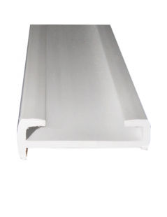 Gaine en PVC pour margelles de 55 mm de large.