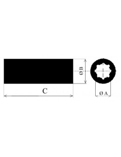 Boccole per linee d'asse in resina interno Ø mm. 50