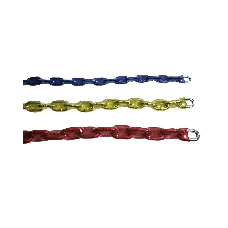Catena Ø 8 x 600 mm. maglia rivestita pvc