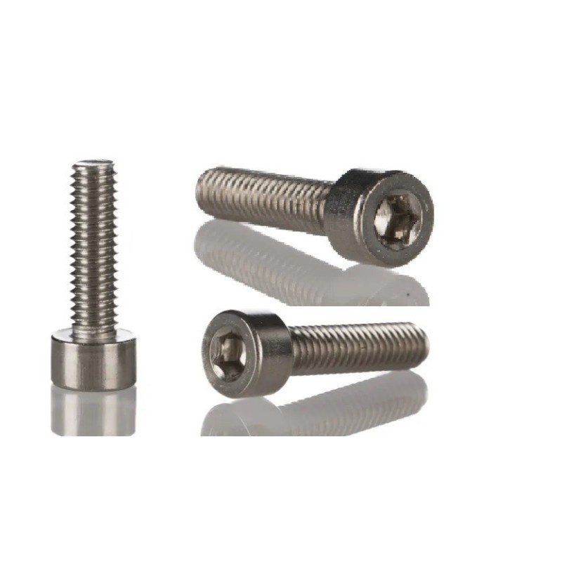 Vis à tête hexagonale à six pans creux M5 UNI 5931 acier inoxydable AISI 316