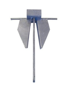 Danforth Anker aus verzinktem Stahl 8 kg