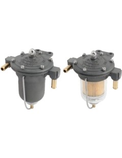 King Glas Benzinfilter mit 10 mm Schlauchhalter.