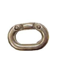 Falsa maglia acciaio inox AISI 316 per catena calibrata Ø 8 mm.